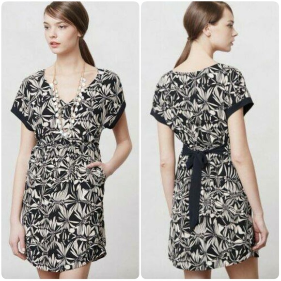 Anthropologie Dresses & Skirts - ANTHROPOLOGIE Postmark Sonata Cinched Waist Dress